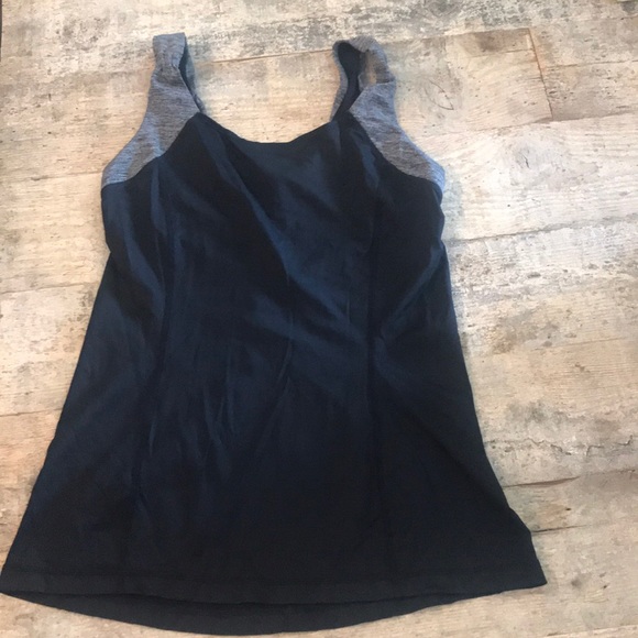 lululemon athletica Tops - Lululemon black and gray top
